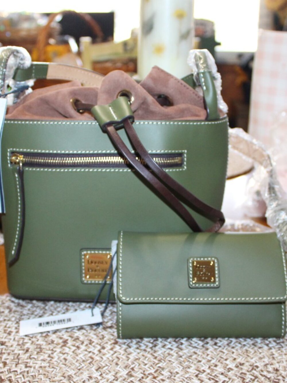 NWT Dooney & Bourke crossbody and wallet set STUNNING!!